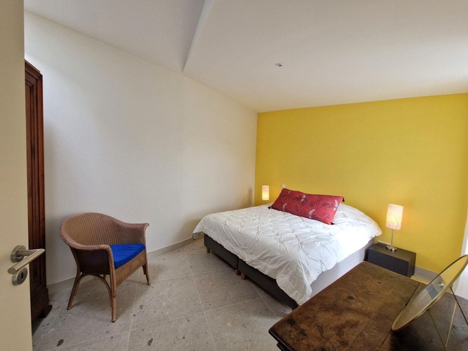Bedroom 2, House in Terenez with Stunning Harbour Views, Finistère