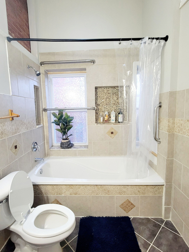 Bathroom, 1-BD Home near Stadiums Free Parking, Baltimore