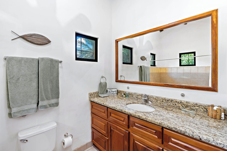 Bathroom 4, Inviting Home with Colorful Decor and Private Backyard Oasis with a Swimming Pool & Shaded Terrace, Santa Cruz