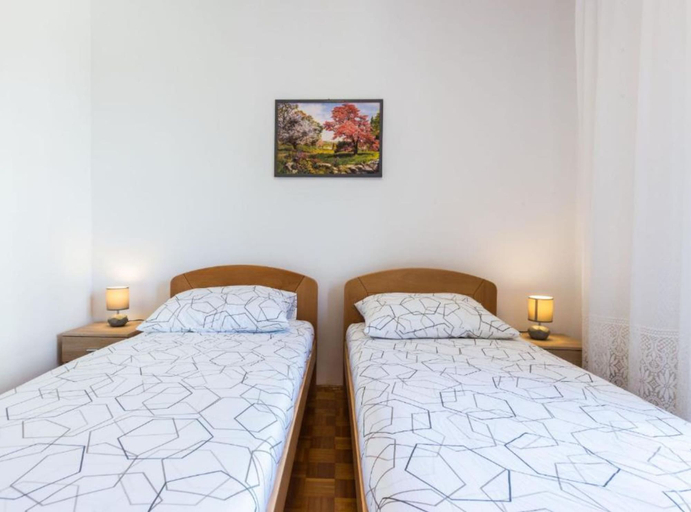 Bedroom, Stylish Two Bedroom Apartment Retreat With Balcony in Zadar, Zadar