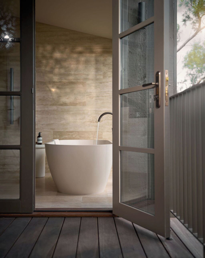 Bathroom 5, The Sanctuary at Alba Thermal Springs & Spa, Melbourne