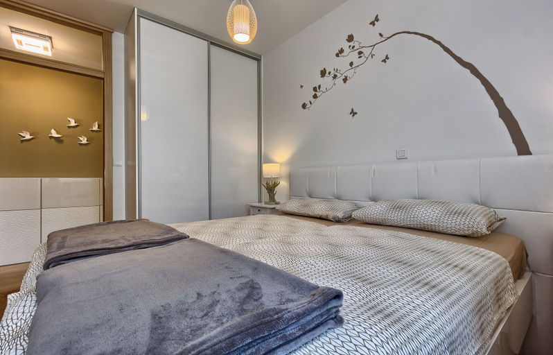 Bedroom 2, Seaside Apartment with Pool, Split