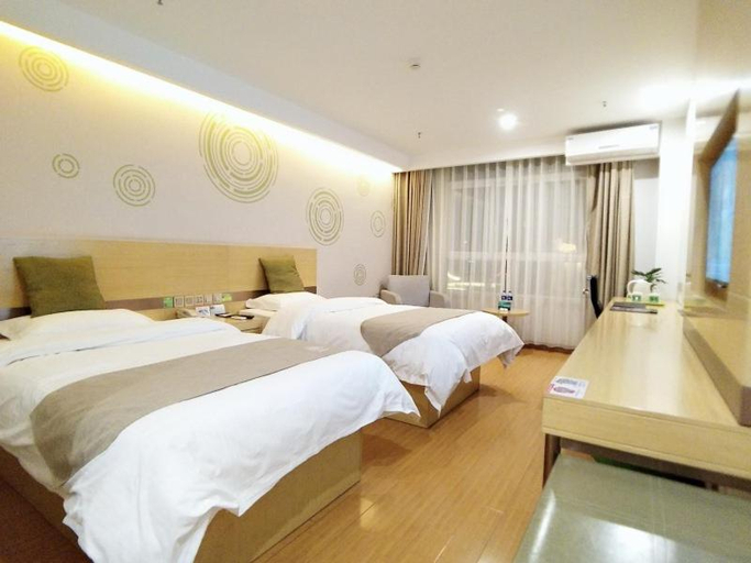 Bedroom 2, GreenTree Inn Baoji Fengxiang District Donghu Hotel, Baoji