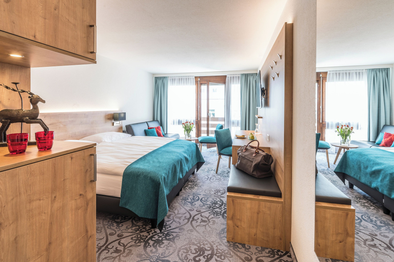 Bedroom 3, Central Sporthotel Davos, Prättigau/Davos