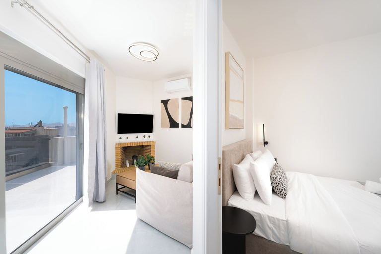 Bedroom 3, Acropolis View - Stylish City Penthouse, Attica