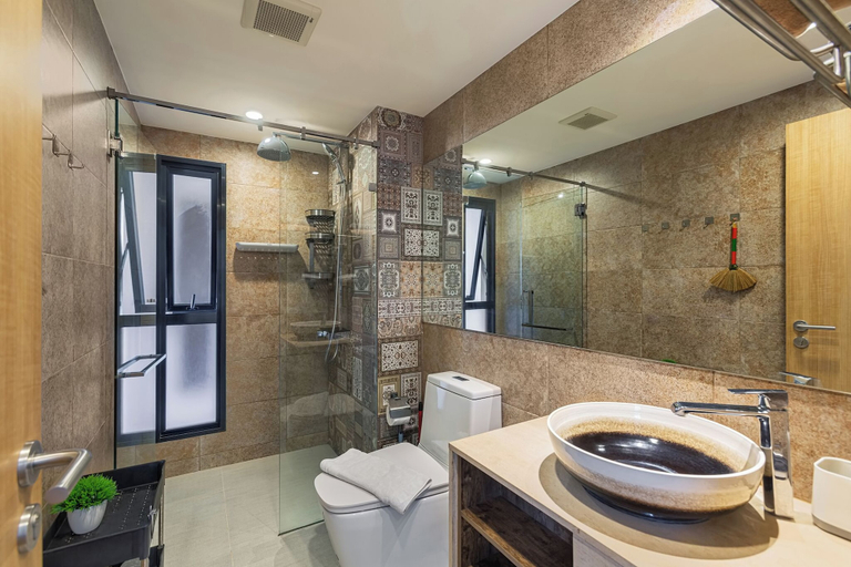 Bathroom, One bedroom Condo in Title V Rawai 410, Pulau Phuket