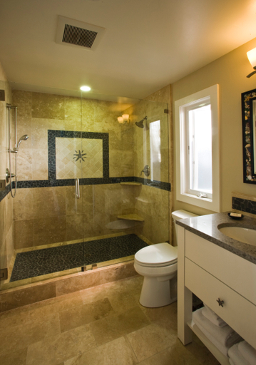 Bathroom 3, Beach Street Inn and Suites, Santa Cruz