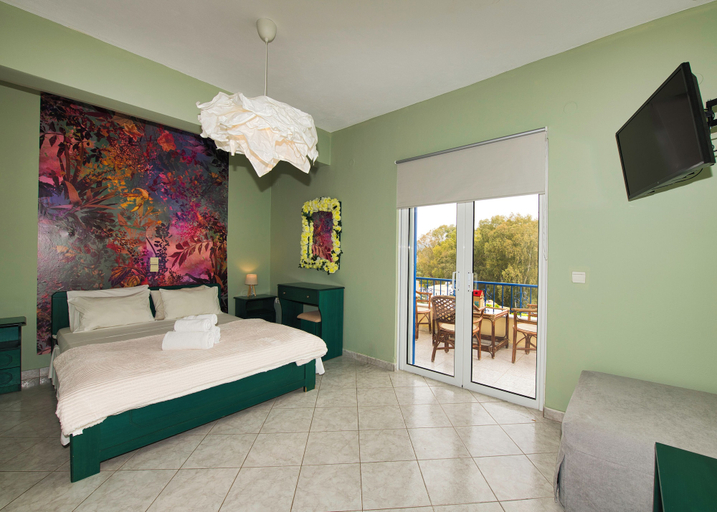Bedroom 3, La Casa Di Nonna Anna, Ionian Islands