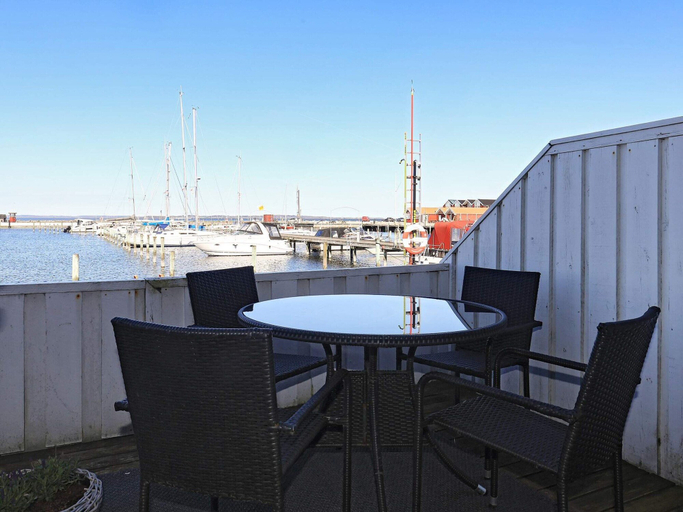 Outdoor dining, 5 Person Holiday Home in Nibe, Aalborg