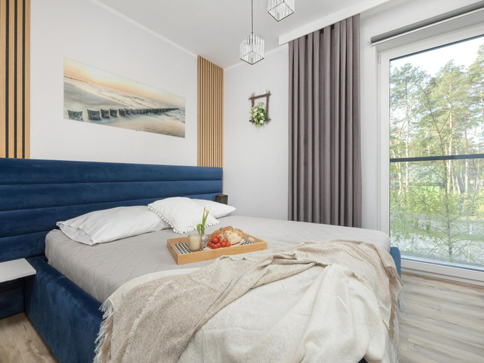 Bedroom, Exclusive apartment, swimming pool, Pobierowo, Gryfice