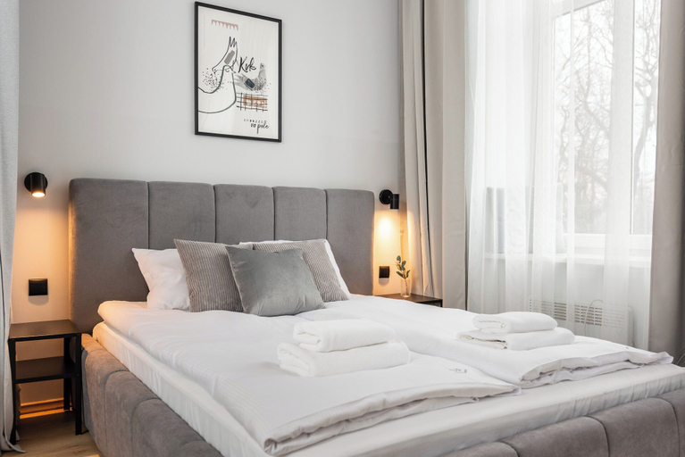 Bedroom 2, Modern Apartments by Upstairs, Kraków City