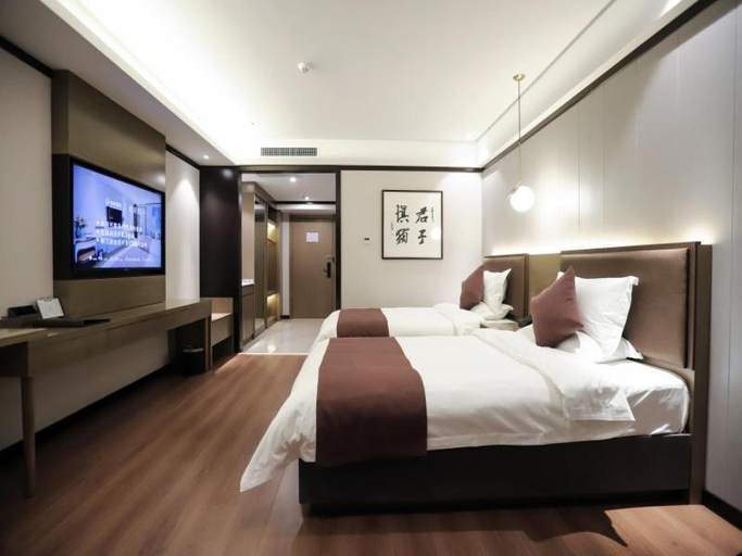 Bedroom 2, GYA Hotel Baoding Quyang Beiguo Mall, Baoding