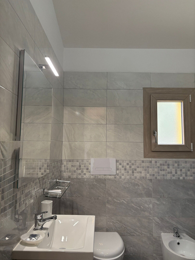 Bathroom, Hotel Villa Mare, Nuoro