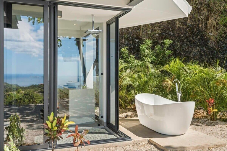 Bathroom 4, Luxurious Ultramodern Property with Private Suites, Infinity Pool, and Sweeping Ocean and Mountain Views, Santa Cruz