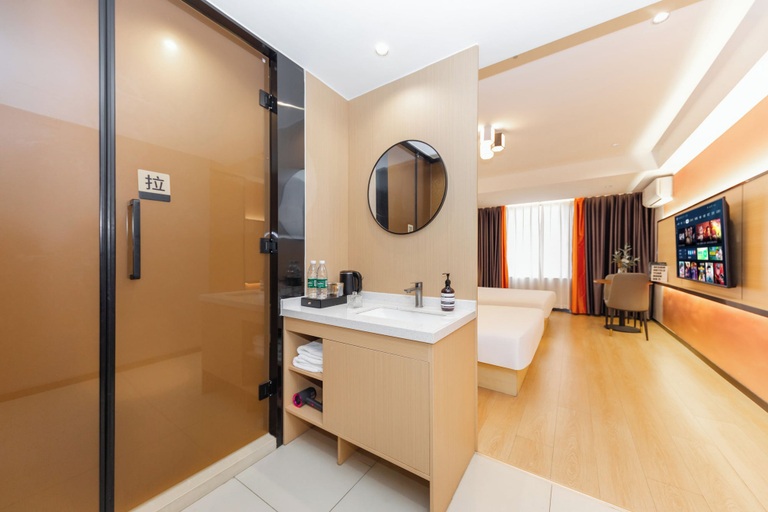Bathroom 3, Xicheng Hotel (Guangzhou Nansha Wanda Plaza Jinzhou Metro Station Branch), Guangzhou