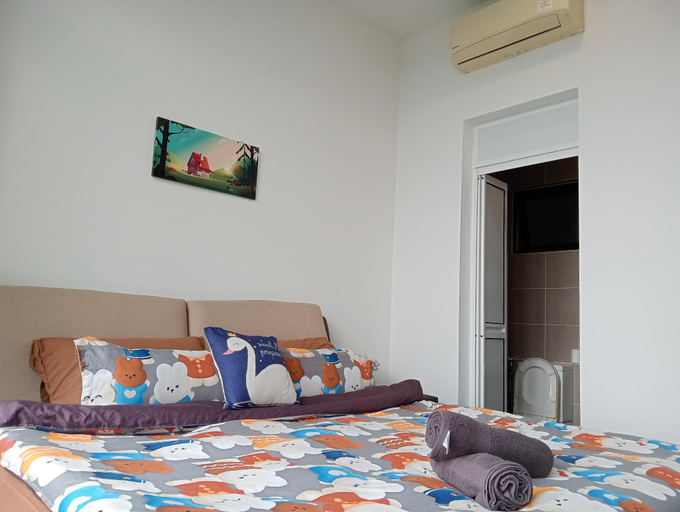 Bedroom 2, Legoland walk 3 min D'Pristine 2B2R 8pax Lakeview, Johor Bahru