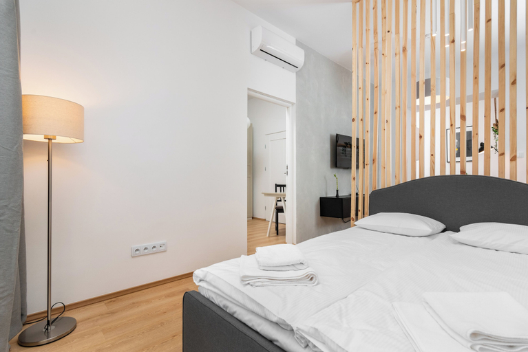 Bedroom 3, Modern  Apartments  by Upstairs, Kraków City