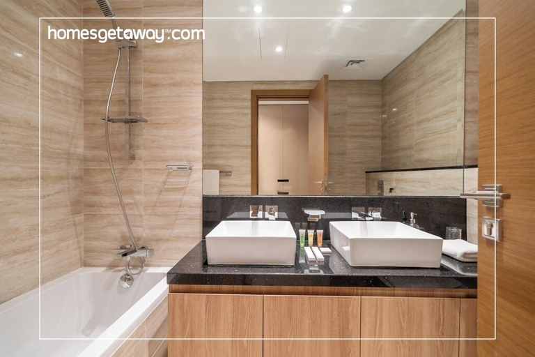 Bathroom 2, Iconic 2BR Missoni Unit Canal Views, Dubai