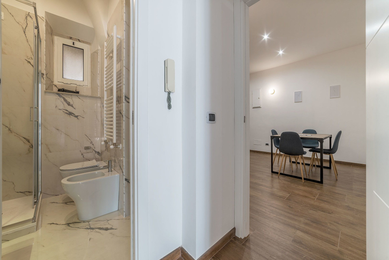 Bathroom 4, Sallustiano Terrace Apartment, Rome
