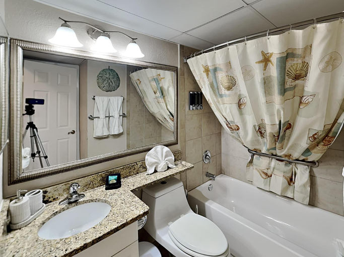 Bathroom, Casa del Mar 378-Beach View Escape, Galveston