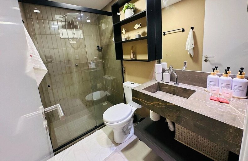 Bathroom 4, Ozean Home Service -LikeHome Hospedagens, João Pessoa