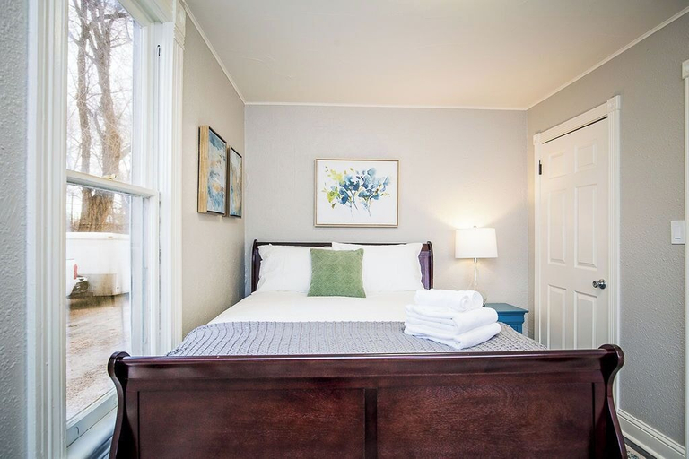 Bedroom 3, Greeley Station UNC Retreat w/ Fire Pit & Bikes, Weld