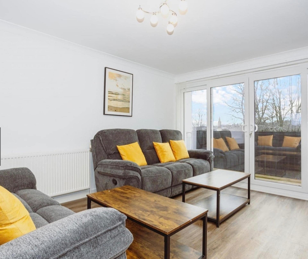 Living area, Caul View Apartment in Dumfries, Dumfries and Galloway