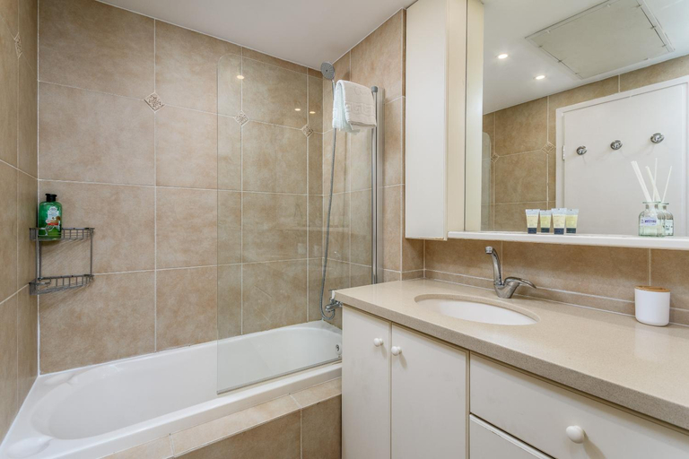 Bathroom 2, Full Option 3BR next King David