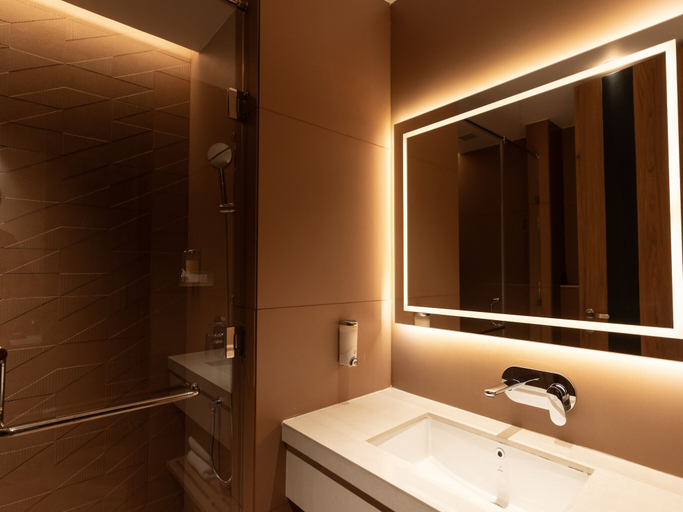 Bathroom 3, Shree Ram Hotel, Ajmer