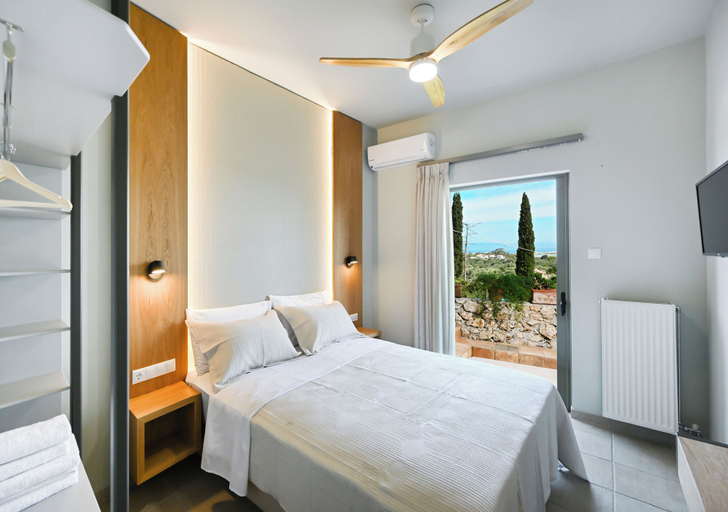 Bedroom 2, Forte Vento Villa, Ionian Islands