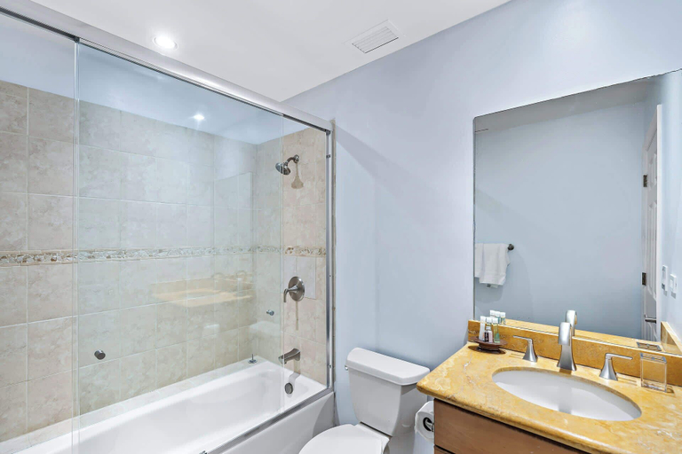 Bathroom, Modern Penthouse w/ Sweeping Ocean Views & Beach Club Access, Carrillo