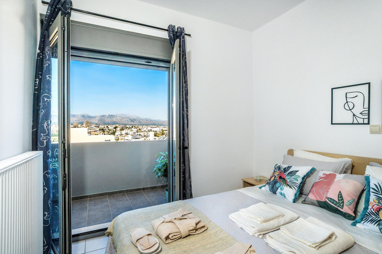 Bedroom 2, Euphoria Apartments In Heraklion, Crete