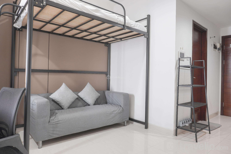 Bedroom 1, Comfort Warm Studio Room at West Vista By Travelio, West Jakarta