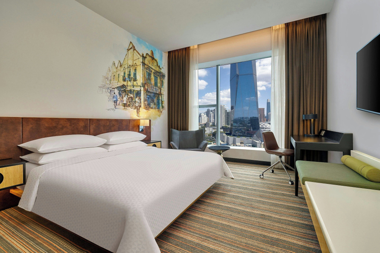 Bedroom 3, Four Points by Sheraton Kuala Lumpur, Chinatown, Kuala Lumpur