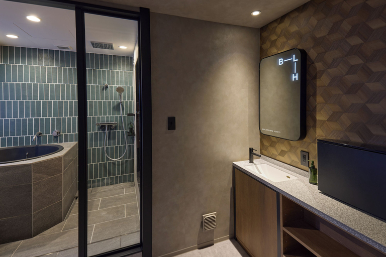 Bathroom 5, BASE LAYER HOTEL Nagoya Nishiki, Nagoya