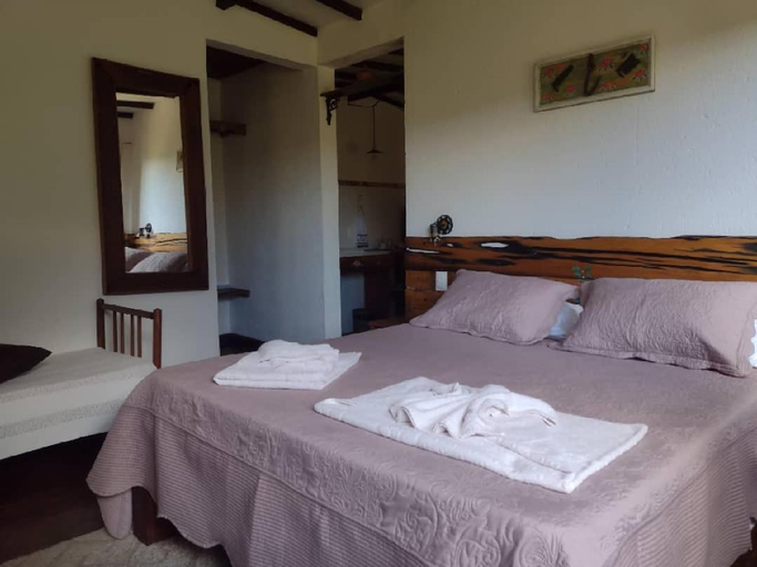 Bedroom 2, Chales Recanto do Sabia, Ouro Preto