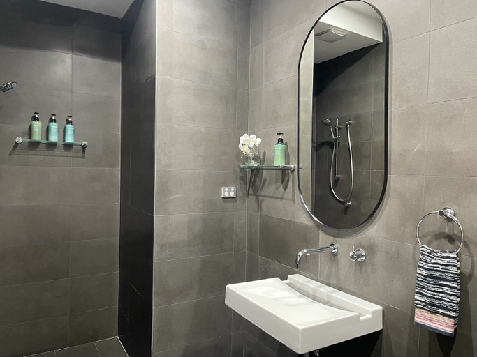 Bathroom 3, Kozyguru | Botany | 3 Bedroom Designer Holiday Apt, Sydney