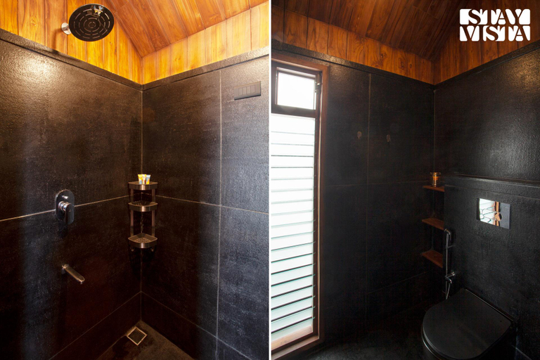 Bathroom 3, StayVista at Reflection by The Woods, Kodagu