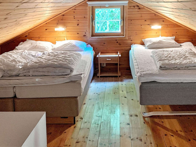 Bedroom 2, Holiday Home in JÃ¸rpeland, Strand