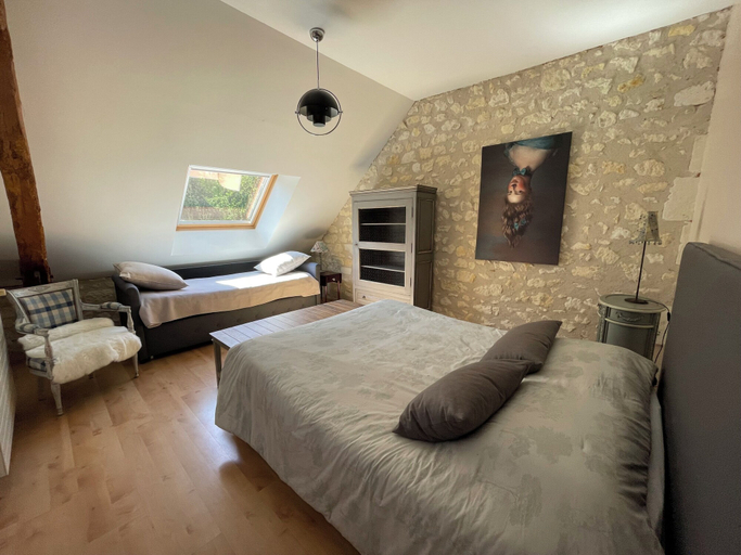Bedroom 4, Chambre d'hôte Domaine de la Maison Neuve, Indre-et-Loire