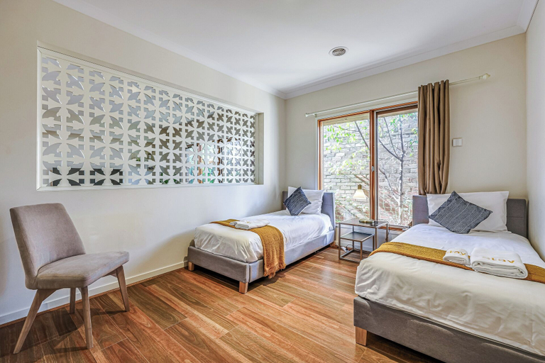 Bedroom 2, Stylish Luxe House at Point Cook, Melbourne