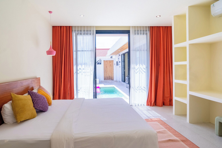 Bedroom 2, Stylish Private Pool Villa in Pererenan, Badung