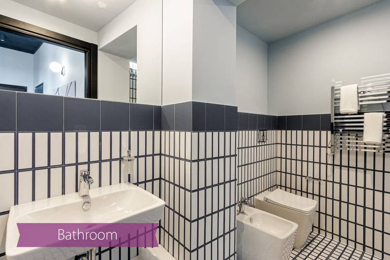 Bathroom 2, Studio in Milan's Bovisa Area, Milano