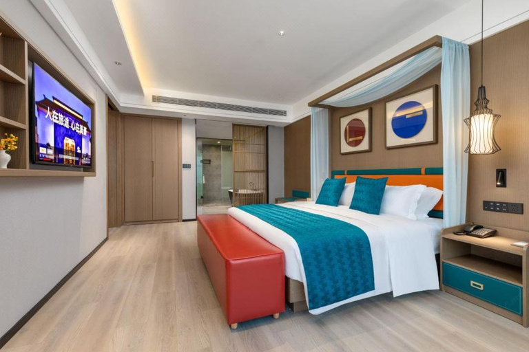 Bedroom 2, Mehood Lestie Hotel - Heyuan Bashu International, Heyuan