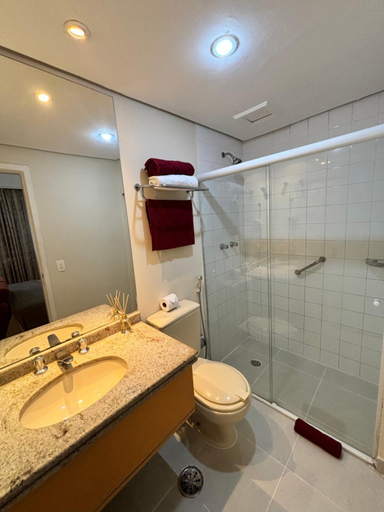 Bathroom 3, Hotel Biena Sena Madureira Vila Mariana com cozinha garagem gratis 505, São Paulo