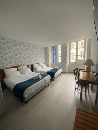 Bedroom 2, Logis Grand Hotel de l'Europe, Haute-Marne