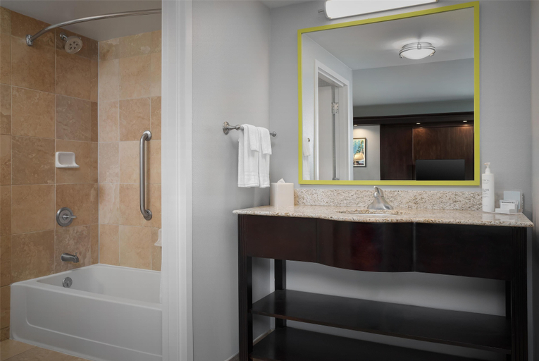 Bathroom 5, Hampton Inn & Suites Omaha-Downtown, Douglas