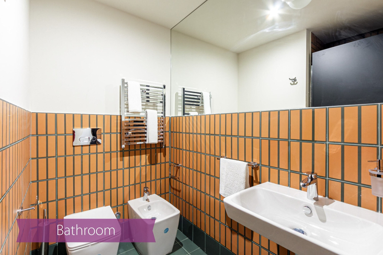 Bathroom 2, Trendy Studio for 2 in Bovisa, Milan, Milano