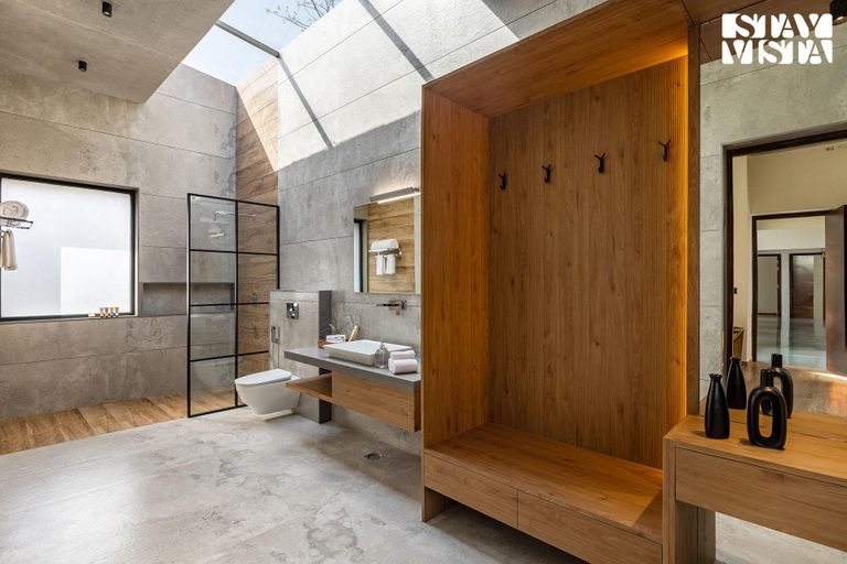 Bathroom 4, StayVista's Ikebana - Living By The Forest Edge, Udaipur