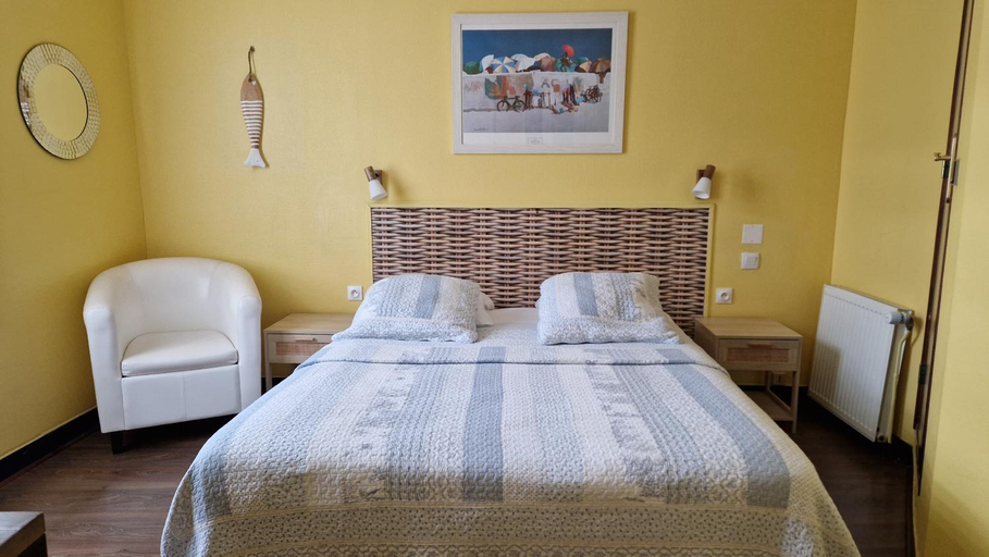 Bedroom 2, Hotel Vent d'Ouest, Seine-Maritime
